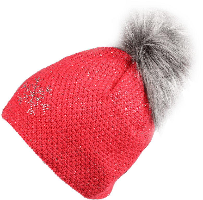 Dámská zimní čepice sherpa pham červená uni