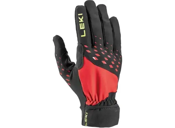 Leki Ultra Trail Storm rukavice Black/Red/Neon Yellow vel. 7.0 vel. 7