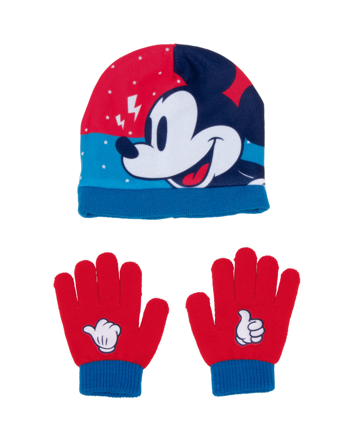 Disney Dětský set čepice/rukavice 51/54 Mickey Mouse 