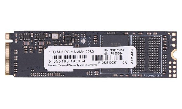 2-Power 1TB M.2 PCIe NVMe 2280