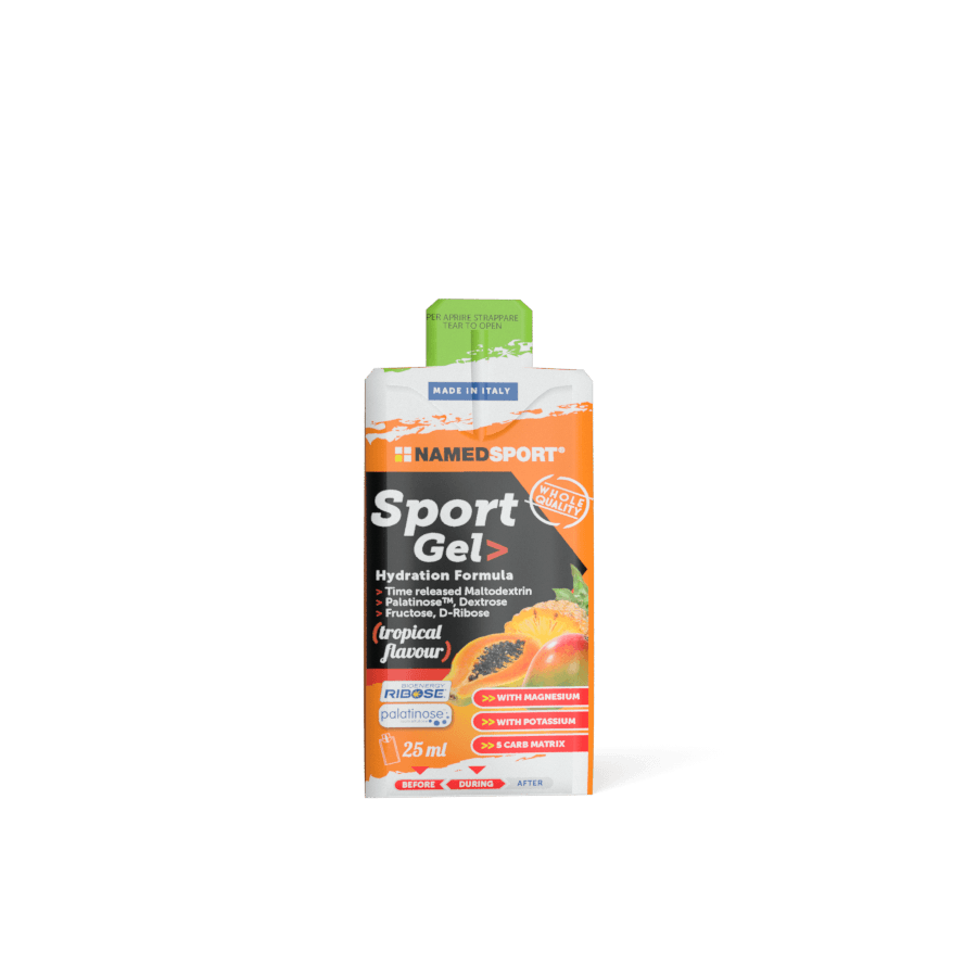 NAMEDSPORT Sport gel energetický 25ml Příchuť: Tropical