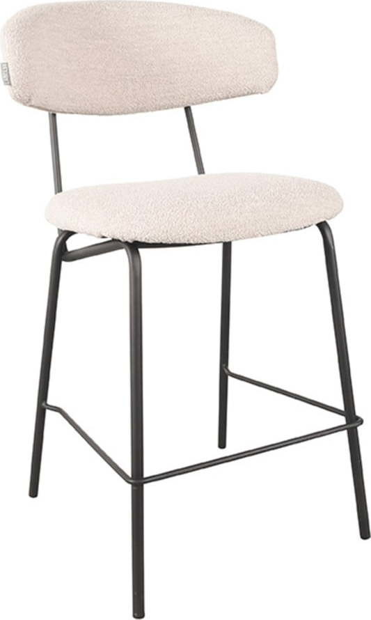 Krémové barové židle v sadě 2 ks 95 cm Zack – LABEL51