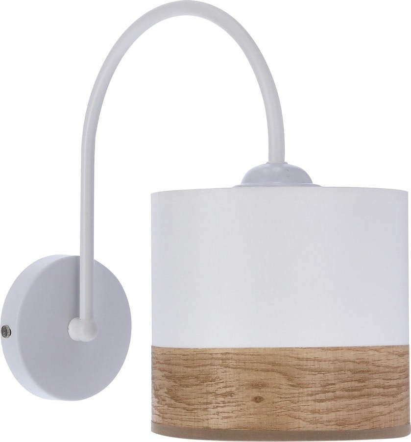 Bílé nástěnné svítidlo ø 15 cm Bianco – Candellux Lighting