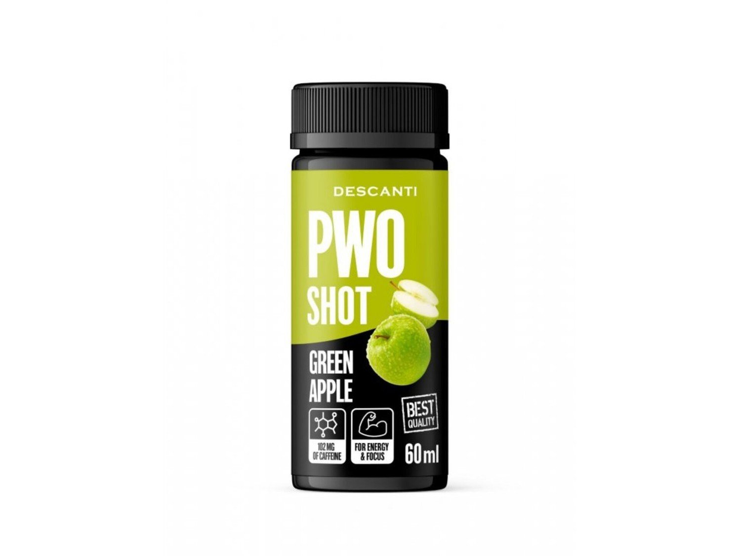 Descanti PWO Shot Green apple 60 ml