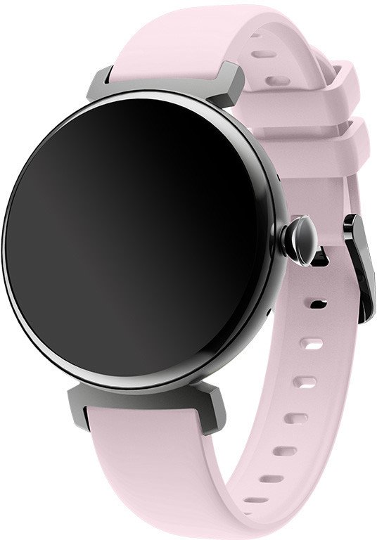 Wotchi AMOLED Smartwatch DM70 – Black - Pink
