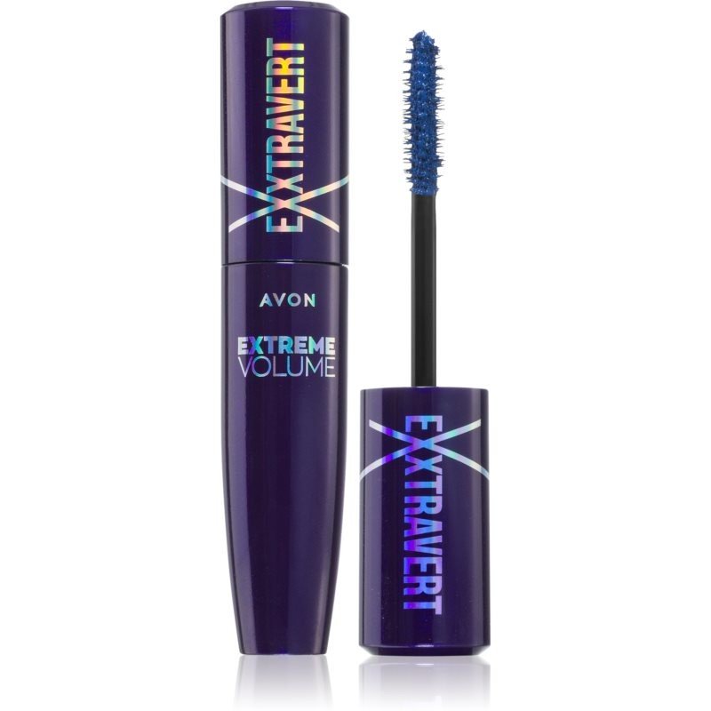 Avon Exxtravert Extreme Volume řasenka pro extra objem odstín Navy 9,5 ml