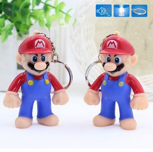 Mario LED klíčenka