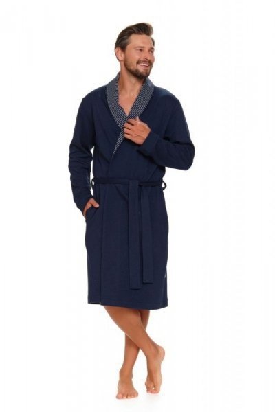 Doctor nap SMW 5283 navy blue Pánský župan XL tmavě modrá