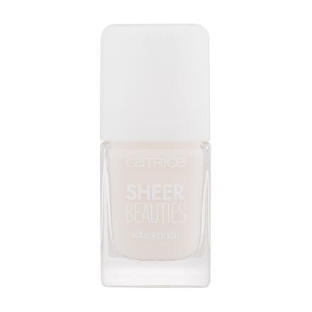 Catrice Sheer Beauties Nail Polish lak na nehty s průsvitným efektem 10,5 ml odstín 010 Milky Not Guilty