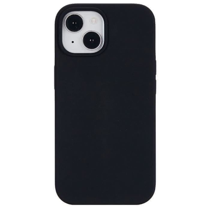 eSTUFF Magnetic silicone case, pro iPhone 15 Plus, 100 % recyklovaný TPU ES67150026, černý