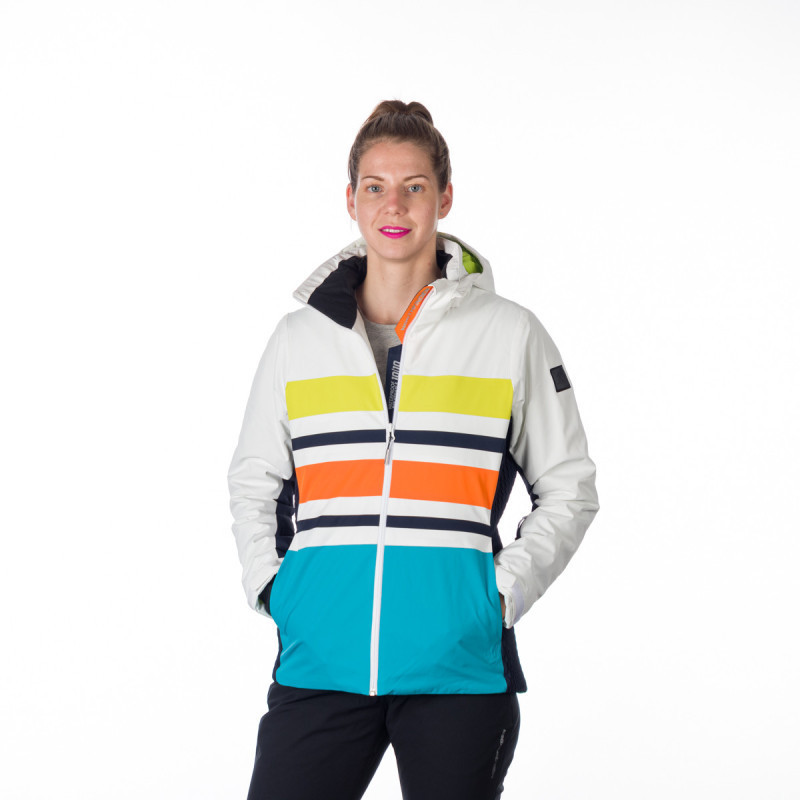 Dámská lyžařská bunda Northfinder Ann Velikost: S / Barva: bílá
