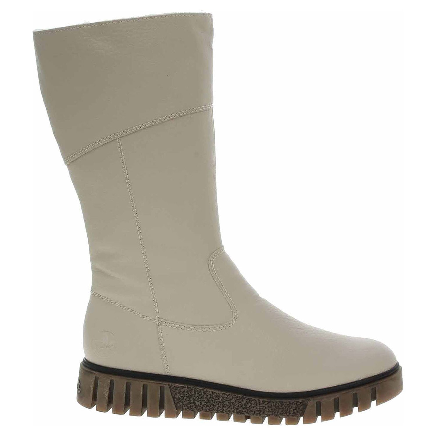Ecco Dámské kozačky Rieker Y3455-60 beige 22501019