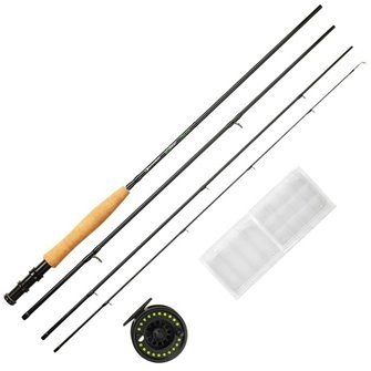 Garbolino muškařský set Combo Complete FlyCaster 86 4/5 + naviják + šnůra + doplňky