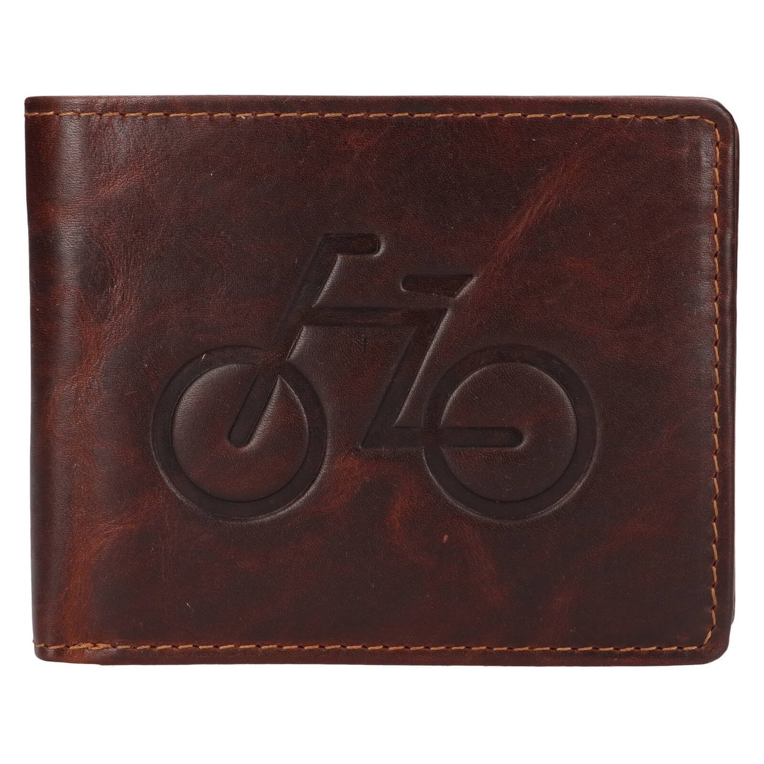 Pánská kožená peněženka Lagen Majvor - hnědá