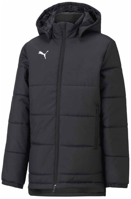 Bunda s kapucí Puma Bench Jacket Jr  Black- White