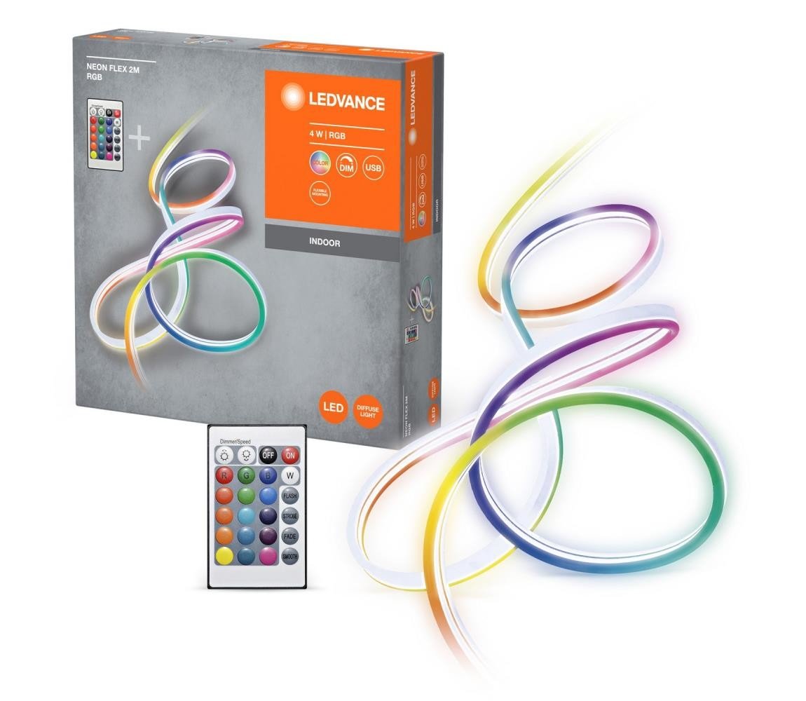 Ledvance Ledvance - LED RGBW Stmívatelný pásek NEON FLEX 2,1m LED/4W/5V + DO