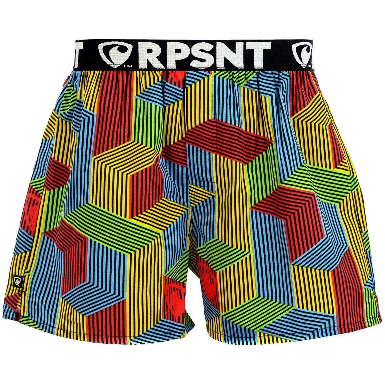 Pánské trenky Represent exclusive Mike Cubeillusion (R3M-BOX-0740) XXL