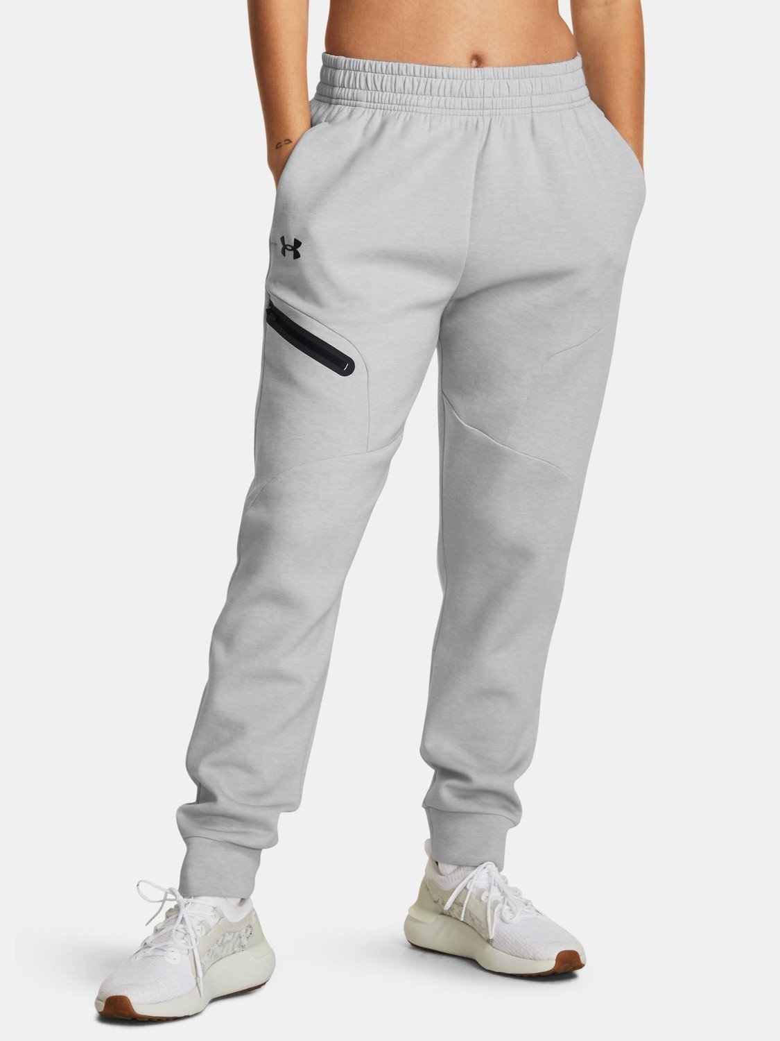 Under Armour Tepláky Unstoppable Flc Jogger-GRY - Dámské