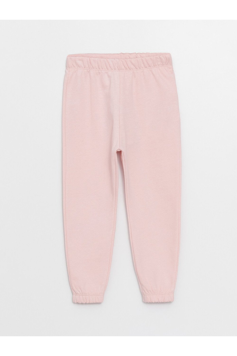 LC Waikiki Basic Baby Girl Tracksuit Bottoms with Elastic Waist.