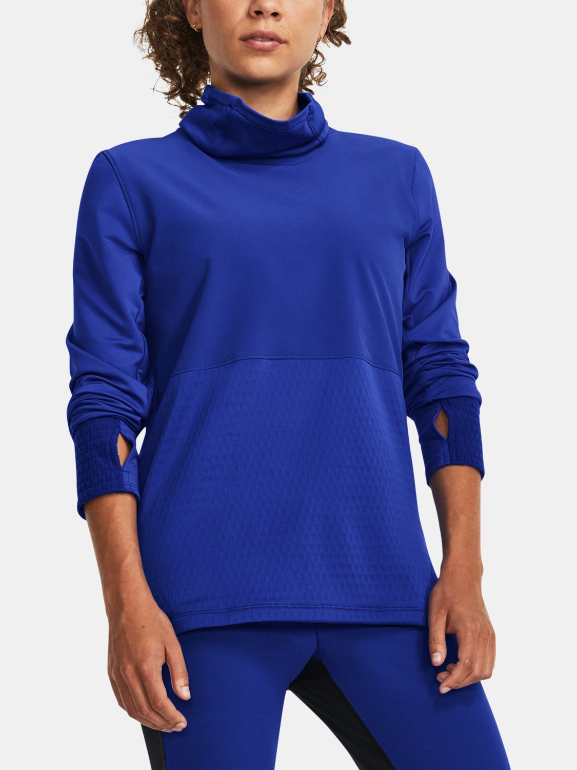Under Armour Mikina Launch Elite Funnel-BLU - Dámské