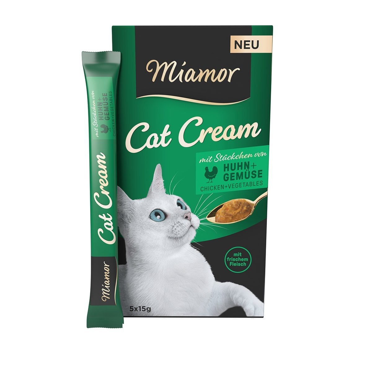 Miamor Cat Cream kuřecí + zelenina - 55 x 15 g