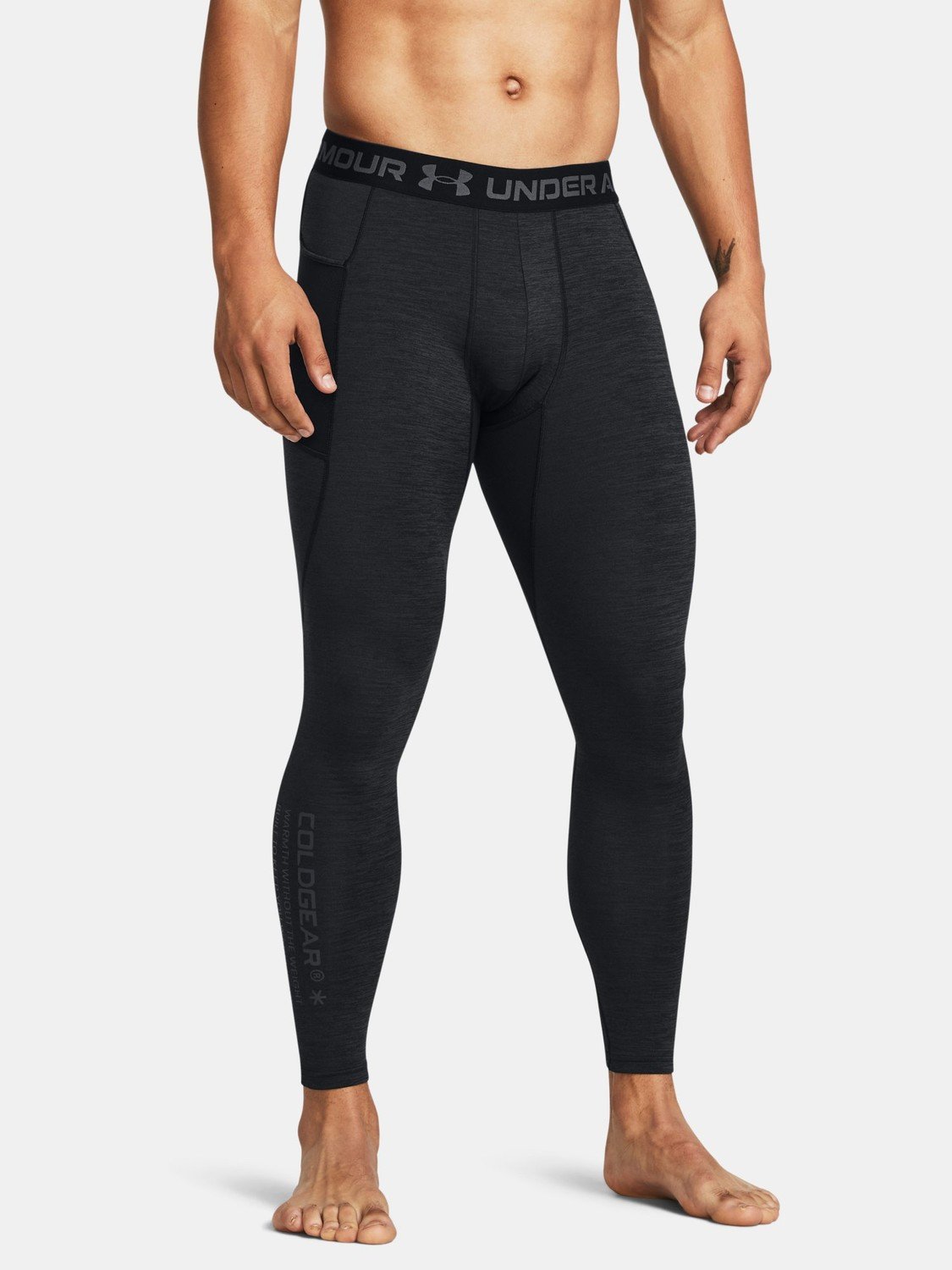 Under Armour Legíny UA CG Armour Twist Lgs-BLK - Pánské