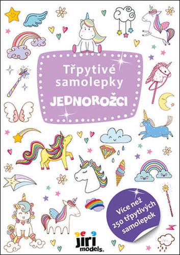 Třpytivé samolepky Jednorožci