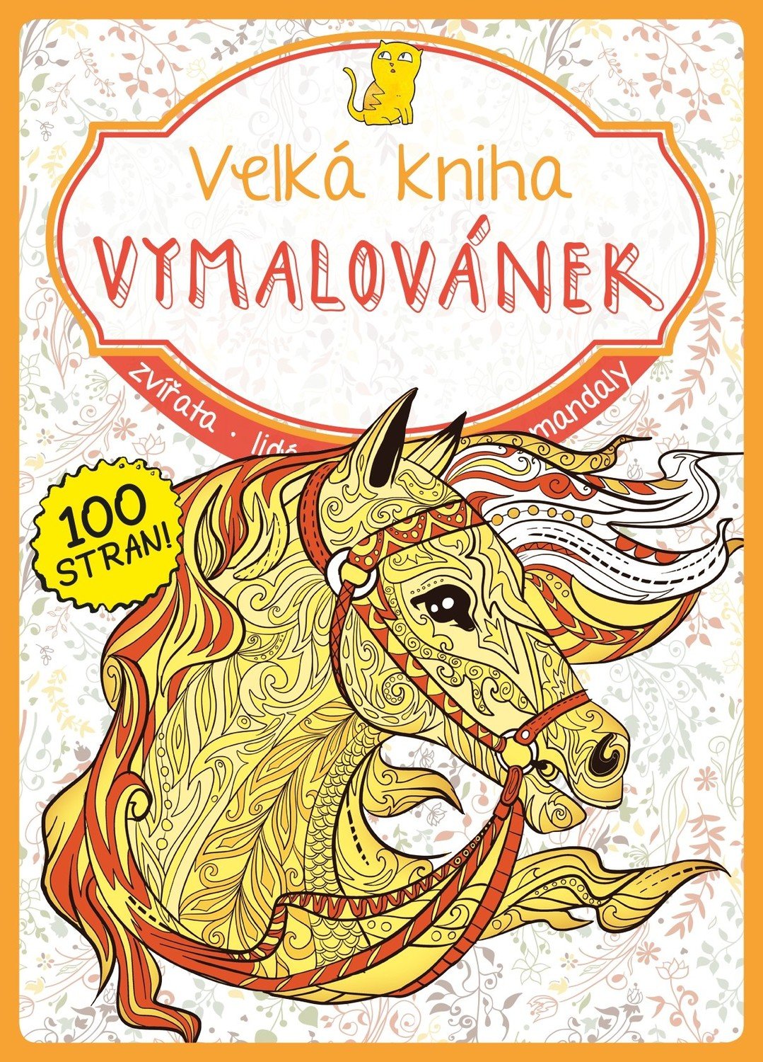 Velká kniha vymalovánek - oranžová - autorů