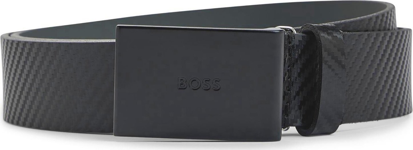 Pánský pásek Boss 50486758 Black 001