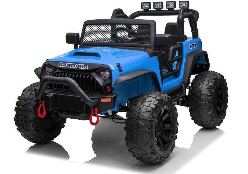 mamido Elektrické autíčko Jeep Brothers 24V 2x200W lakované modré