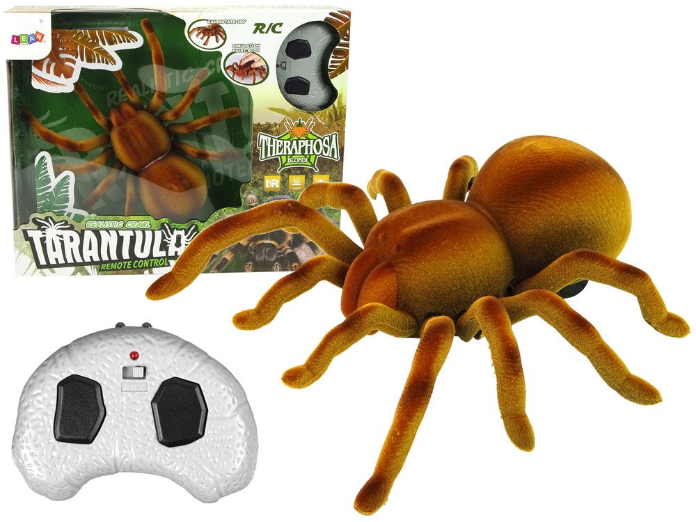 mamido Robotický pavouk Tarantula na dálkové ovládání RC hnědý