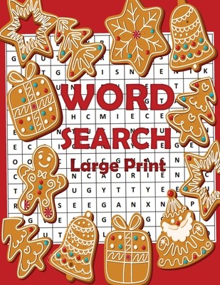 Large Print Word Search: Easy Senior Words Finder Puzzle Find Book Big Fortune Crossword for Adults (Style Life Daily)(Paperback)