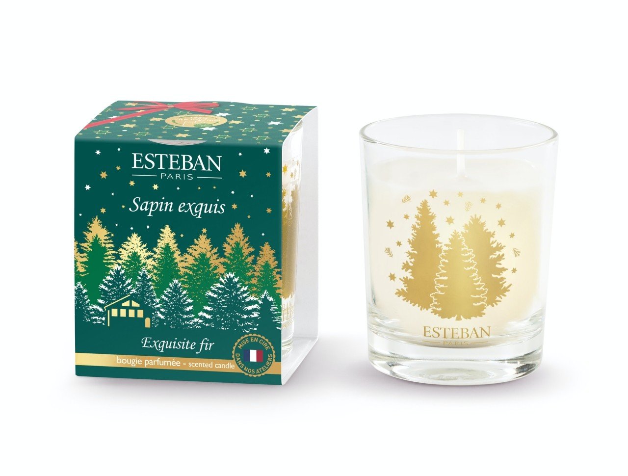 Esteban Paris Parfums  ESTEBAN - SVÍČKA MINI 70 G - VÁNOČNÍ EDICE - exquisite fir