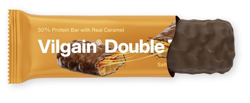 Vilgain Double Trouble Protein Bar Arašídy se slaným karamelem 55 g