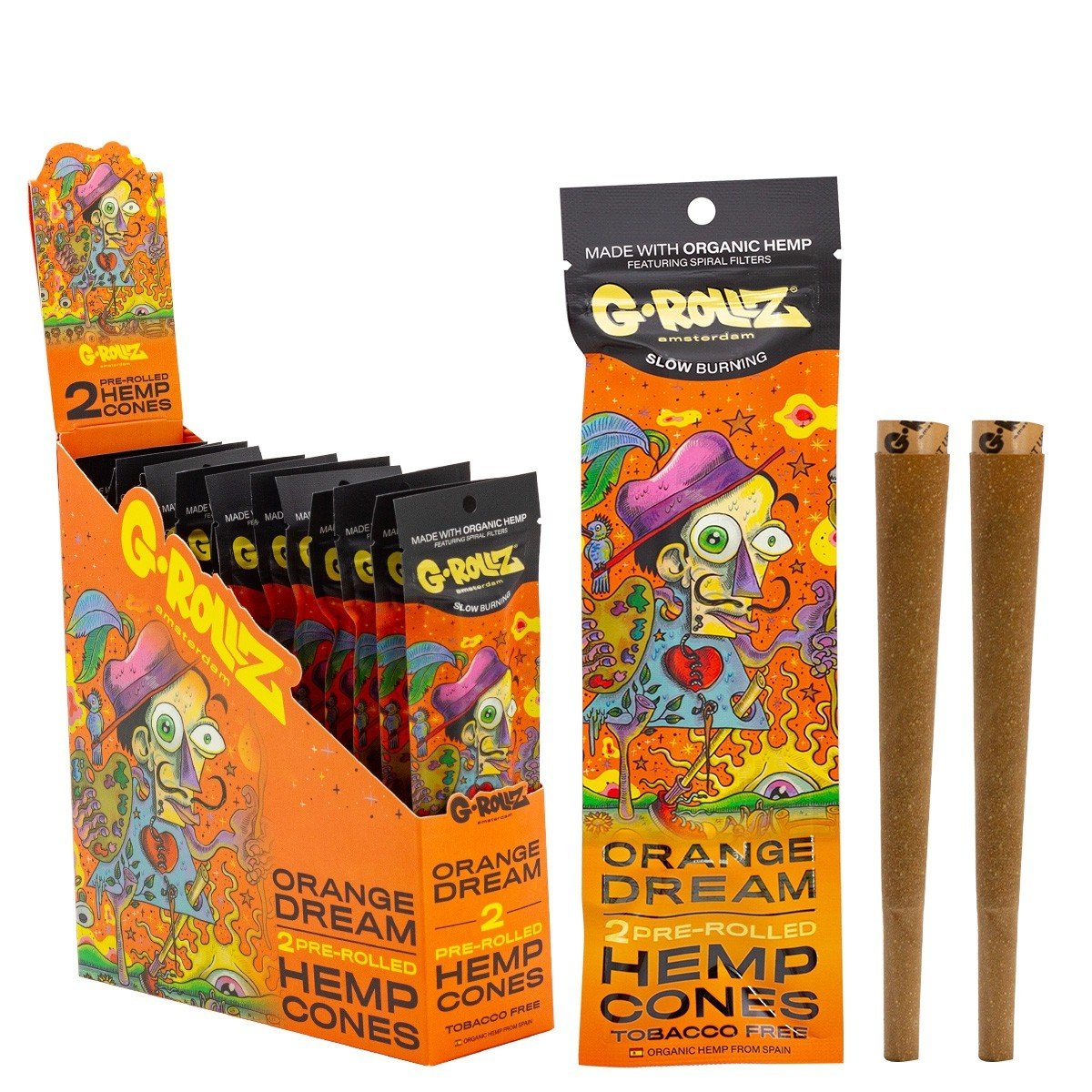 G-ROLLZ Blunt 2x Orange Pre-Rolled Hemp Cones