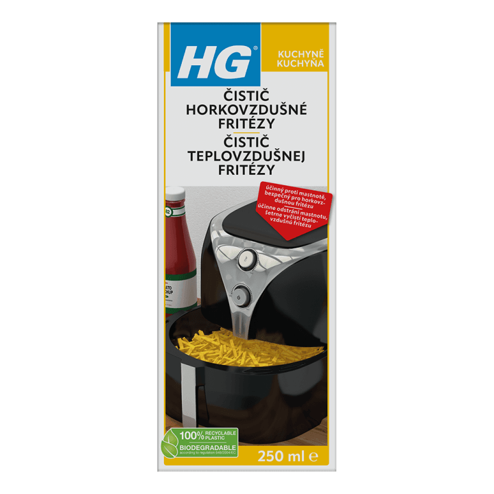 HG čistič horkovzdušné fritézy 250 ml