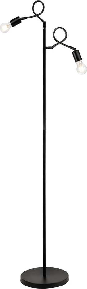 Černá stojací lampa, výška 165 cm Harry – LAMKUR