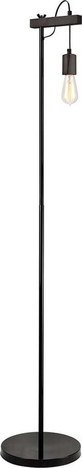 Černá stojací lampa, výška 164 cm Leon – LAMKUR