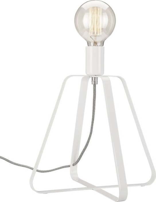 Bílá stolní lampa, výška 31 cm Riccardo – LAMKUR
