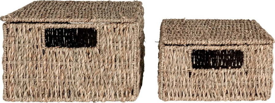 Košíky z mořské trávy v sadě 2 ks Venosa – House Nordic