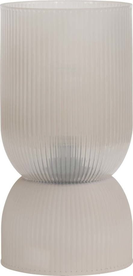 Světle šedá stolní lampa (výška 27,5 cm) Phoebe – Light & Living