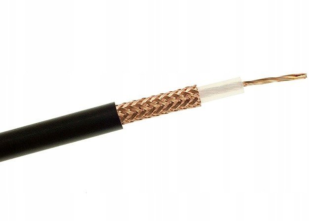 Kabel RG-58 Flex plný měď 100mb Satec