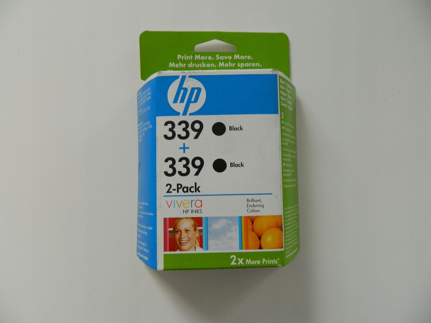 2 x inkoust Hp 339 C9504EE black 2pack originál