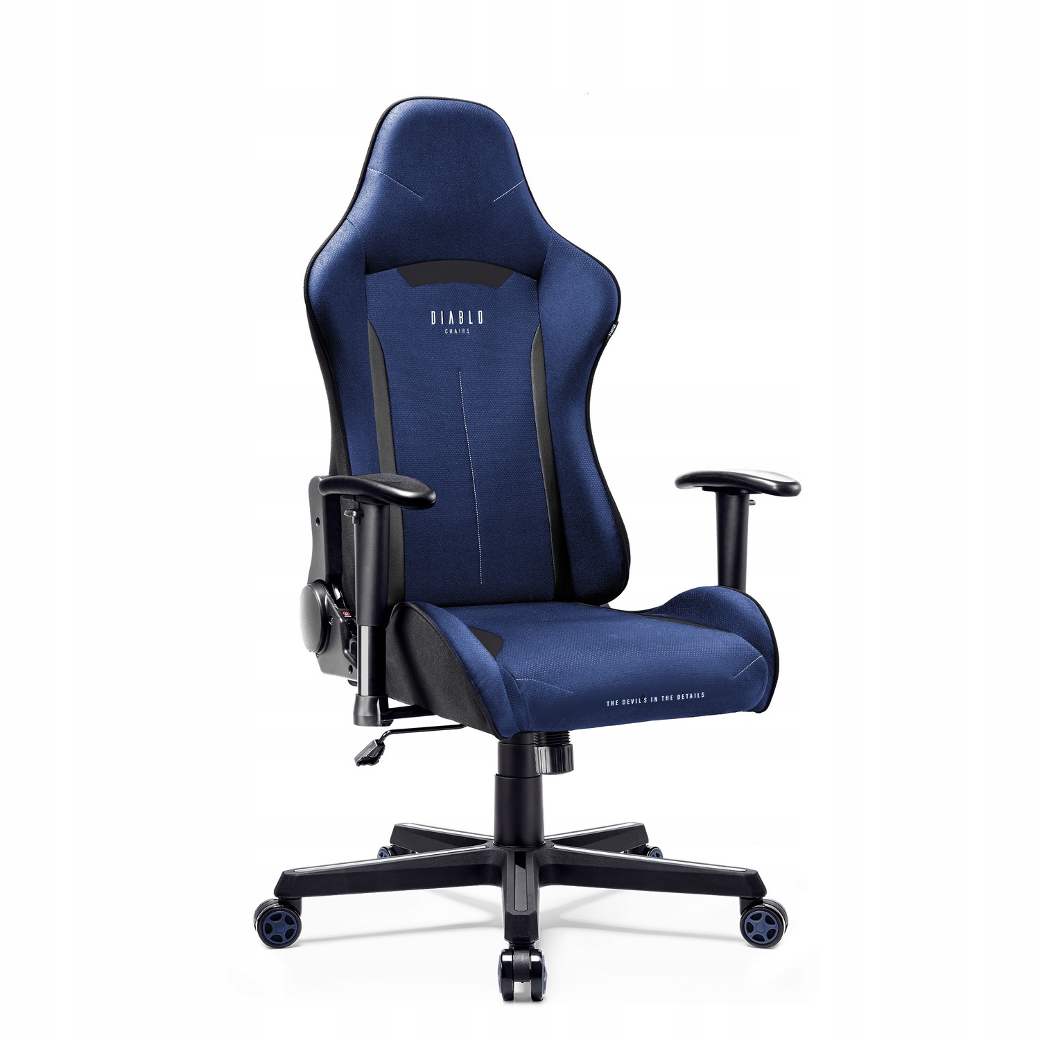 Herní židle Diablo X-starter textilní tmavě modrá