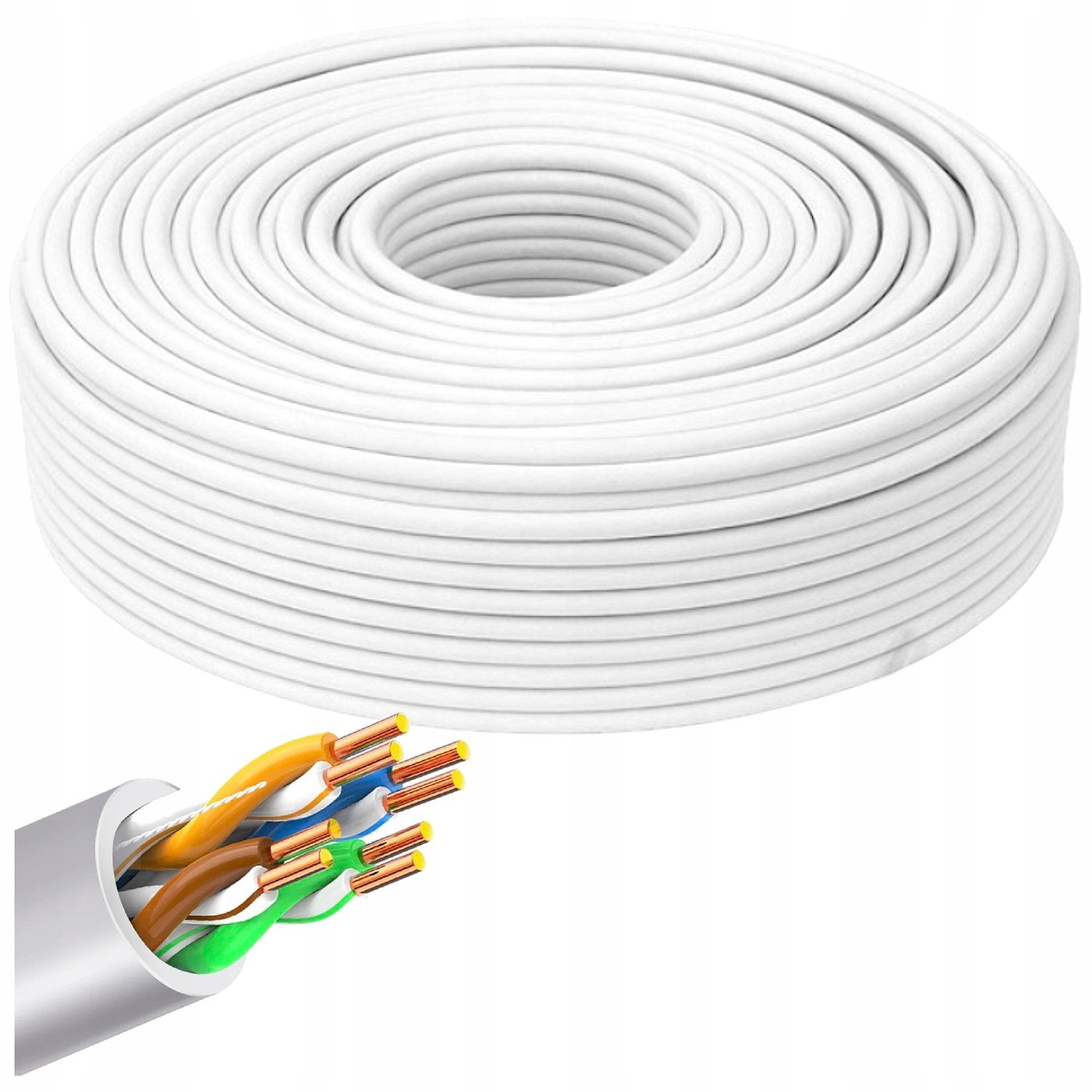 Síťový Kabel Internetový Kamer Cctv Šroubovák Lan Kat 5E 305m