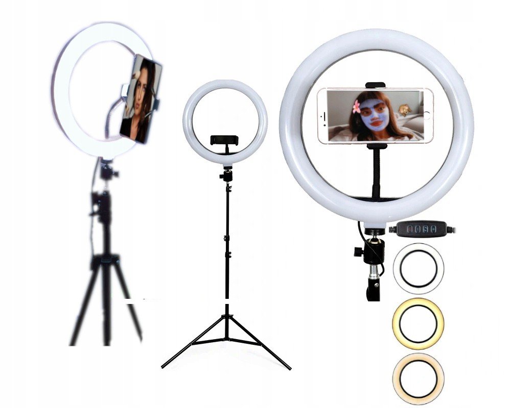 Kruhové svítidlo Ring LED+Stativ/Make-up,Selfie