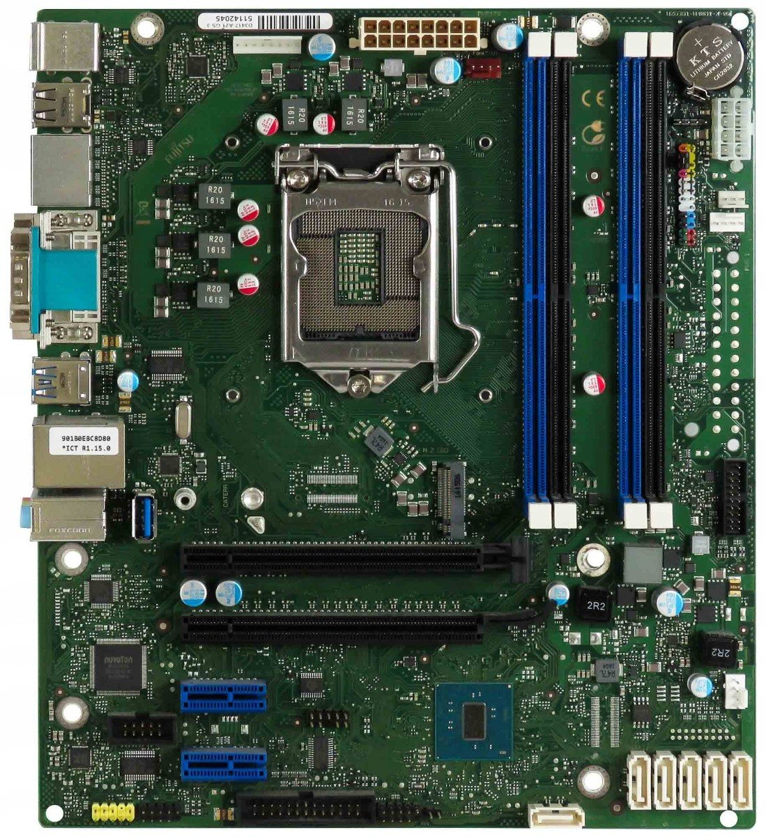 Fujitsu D3417-A21 GS3 LGA1151 4x DDR4 Intel C236 Celsius W550n