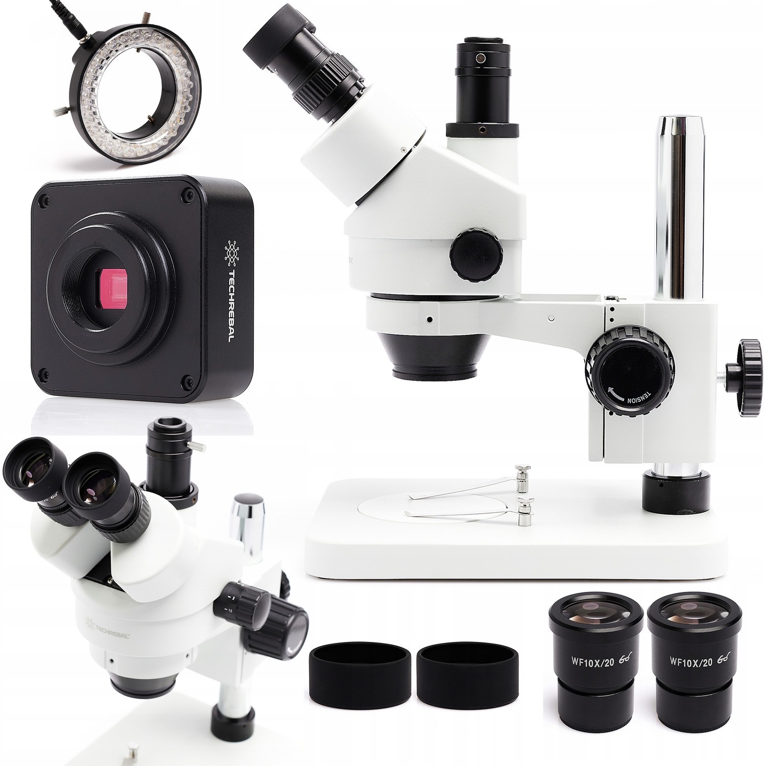 Profesionální Optický Stereoskopický Mikroskop 10HT Kamera 48MP Sada