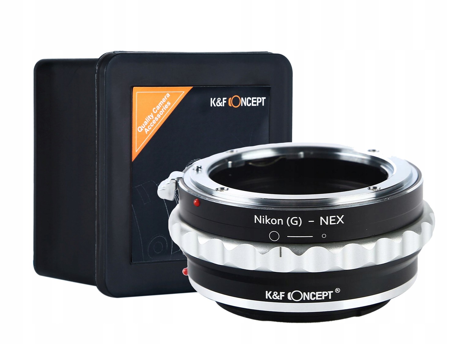 Adaptér Sony Nex E-mount Nikon (g) pop.przys clona