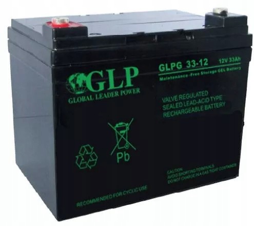 Baterie Amg 33AH 12V P+ Glpg 33-12